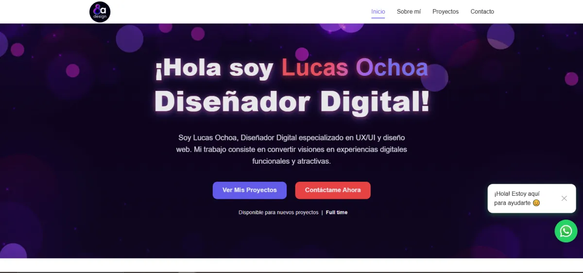 Portafolio Personal - Sitio web de presentación profesional